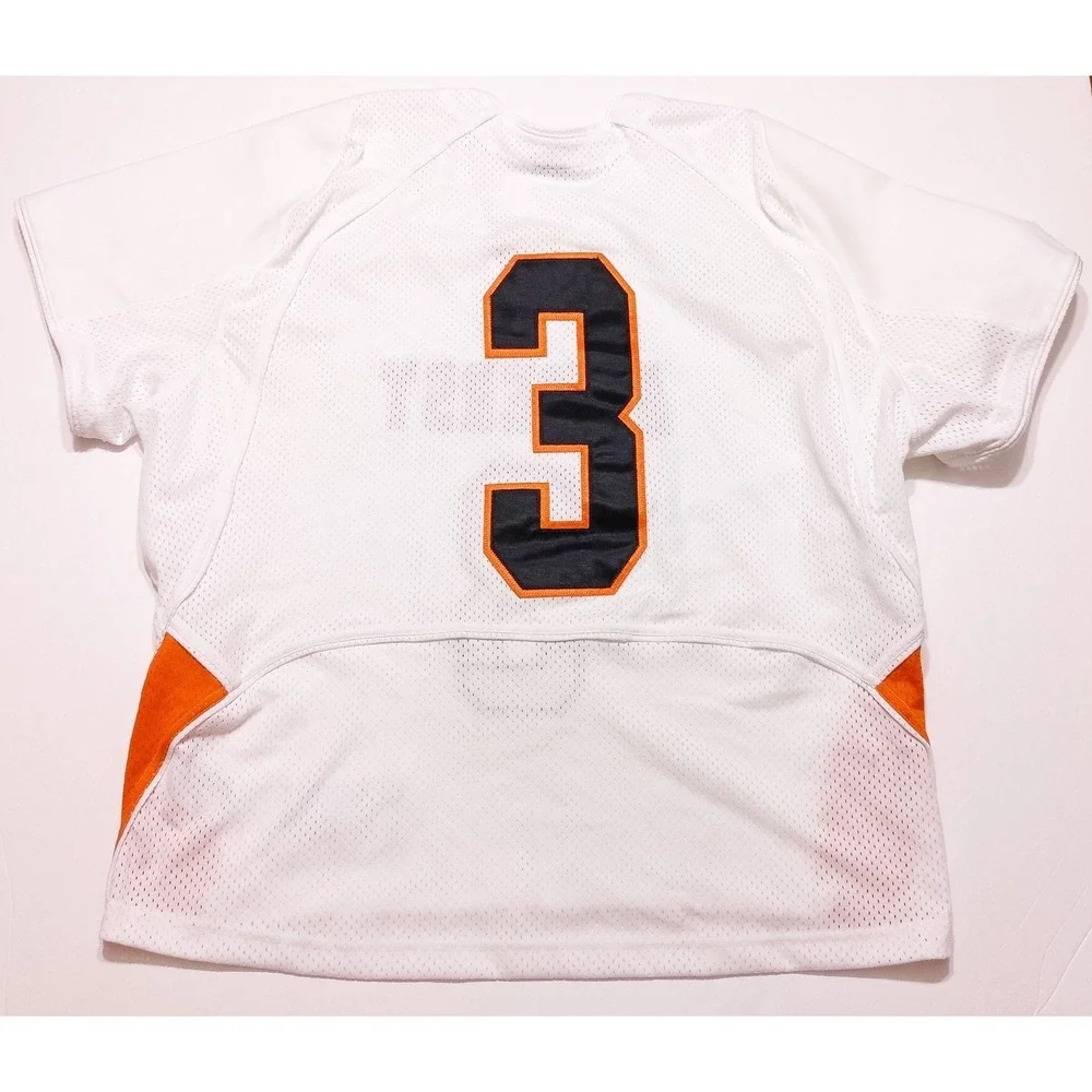 NIKE Amherst Tigers Lacrosse Jersey Central High School New York White‎ Men's XL